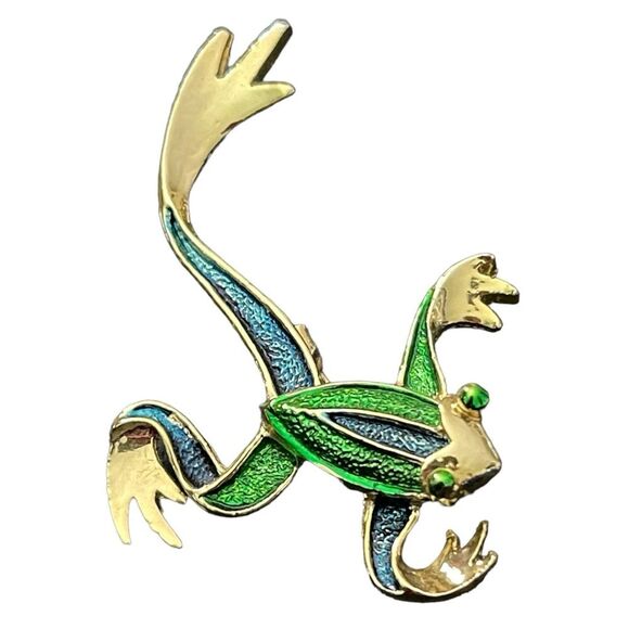 Gerry's Frog Pin/Brooch Vintage 70’s - Picture 2 of 4